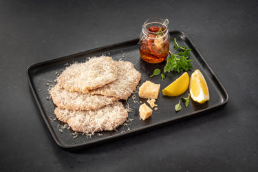 Schnitzel Milanese (mit Parmesanpanade)
ab Dienstag erhältlich