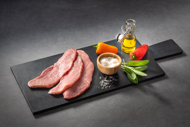 Schnitzel vom Schwein (aus der Oberschale, zart und saftig)