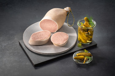 Kalbfleisch Leberwurst (mit viel frischem Kalbfleisch, cremig zart, preisgekrönt & mit Gold ausgezeichnet)